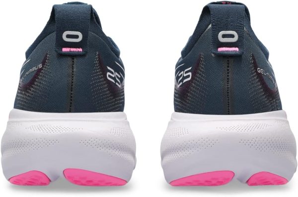 ⁦ASICS Women's Gel-Nimbus 25 Running Shoes, 6.5, Sky/Cream, Sky/Cream, 6.5⁩ - الصورة ⁦5⁩