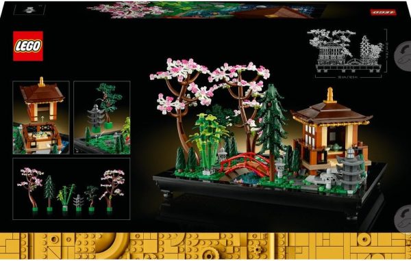 ⁦LEGO 10315 Icons Tranquil Garden, Botanical Zen Garden Kit for Adults with Lotus Flowers, Customisable Desk Decoration, Inspired by Japanese Traditions, Mindful Gardening Gift for Women, Men⁩ - الصورة ⁦9⁩