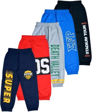 T2F Boys boys track pants Track Pants (pack of 5)