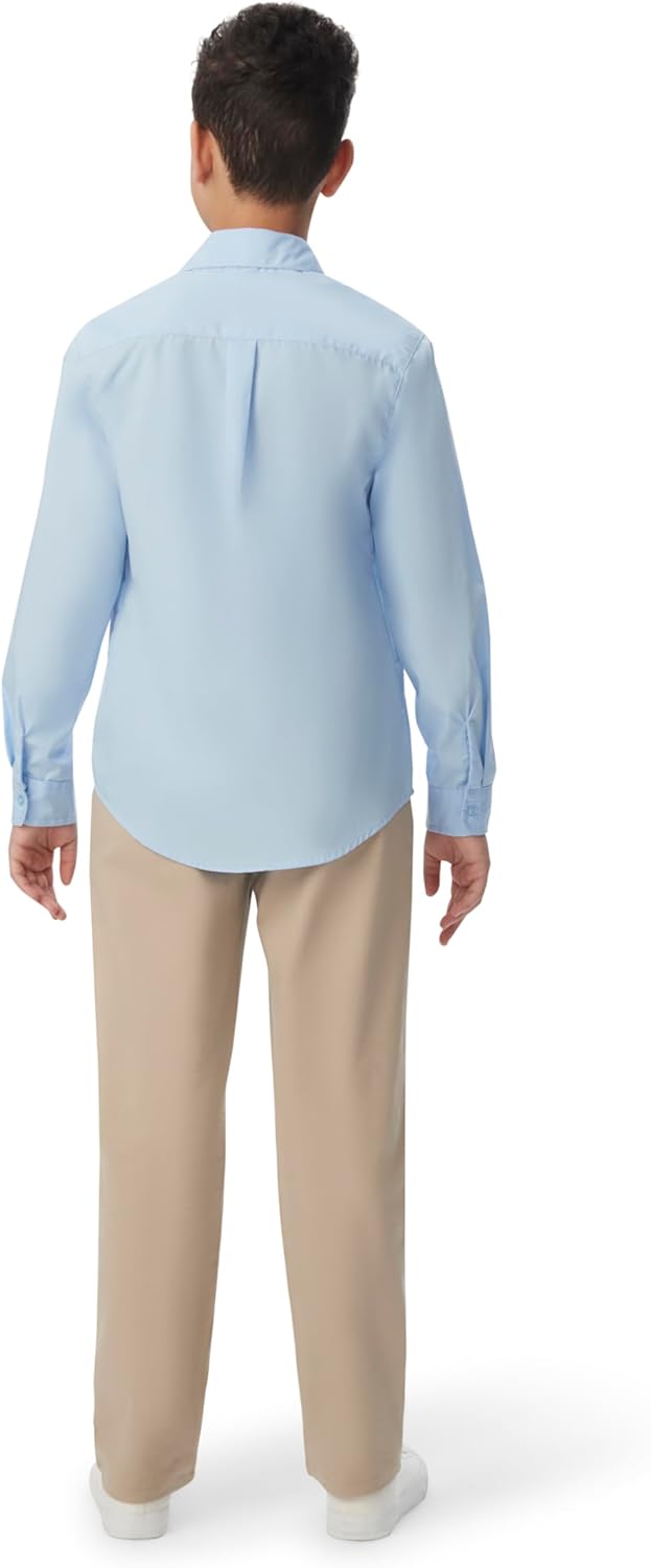 French Toast Boys' Expandable Collar Button Down Dress Shirt with Long Sleeves (Standard & Husky) 5 French Toast Boys' Expandable Collar Button Down Dress Shirt with Long Sleeves (Standard & Husky) - الصورة 5