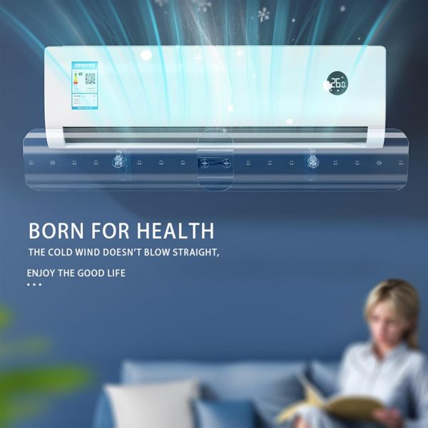 ⁦Paporich Split AC Deflector Central, Central AC Air Flow Deflector Adjustable and Foldable Windproof Baffle, Cold Air Universal Wind Shield, Air Outlet Grille Baffle, Anti Direct Blowing⁩ - الصورة ⁦4⁩