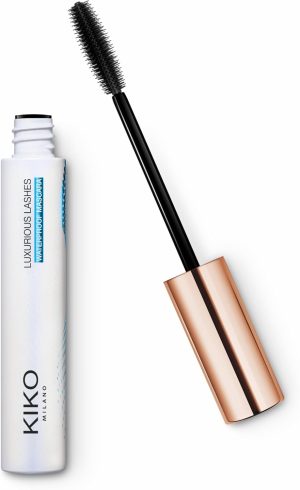 KIKO Milano Luxurious Lashes Waterproof Eyes Mascara, Black, 12ml