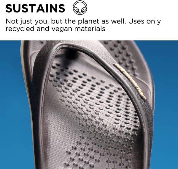 ⁦SOLETHREADS Active-ortho (L) womens Flip-Flop⁩ - الصورة ⁦9⁩