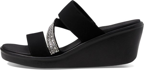 ⁦Skechers Rumble on - Social Glam womens Wedge Sandal⁩ - الصورة ⁦4⁩