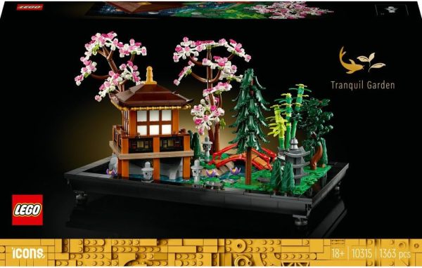 ⁦LEGO 10315 Icons Tranquil Garden, Botanical Zen Garden Kit for Adults with Lotus Flowers, Customisable Desk Decoration, Inspired by Japanese Traditions, Mindful Gardening Gift for Women, Men⁩ - الصورة ⁦8⁩