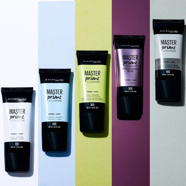 ⁦Maybelline Face Studio Master Prime Face Primer Makeup Base, Blur + Smooth, 1 Count⁩ - الصورة ⁦5⁩