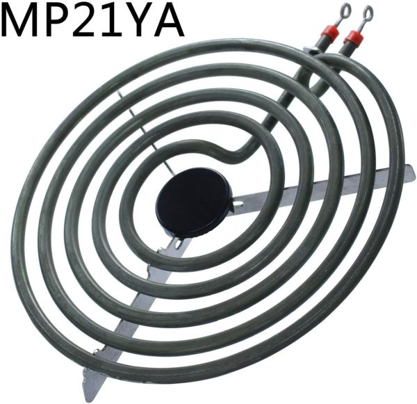 ⁦Ansoon MP22YA Electric Range Burner Coil Element Unit Set (2 pcs MP15YA 6" and 2 pcs MP21YA 8") with 4 Pack 330031 Surface Element Receptacle Kit Replacement Compatible for Whirlpool Ranges/Stoves⁩ - الصورة ⁦9⁩