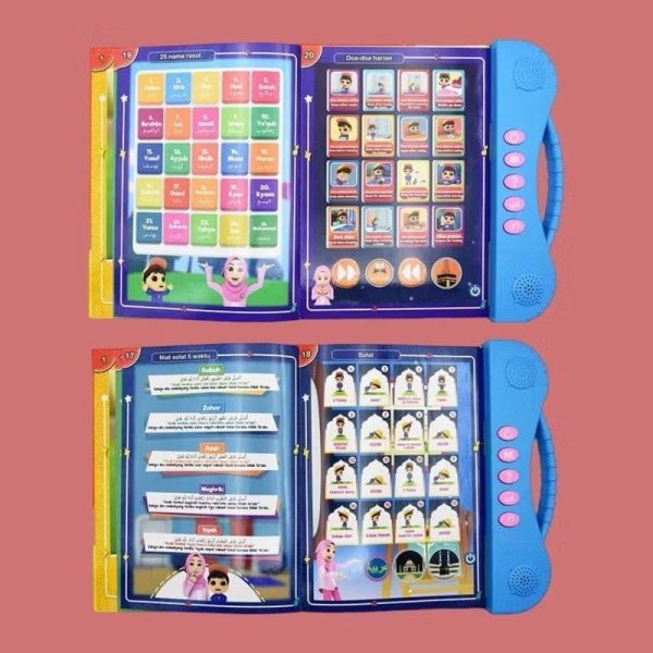 ⁦Leno Arabic English Letters Alphabet Kids Preschool E Books Point Reading Toy Smart Audio Billingual Ebook Learning Book⁩ - الصورة ⁦7⁩