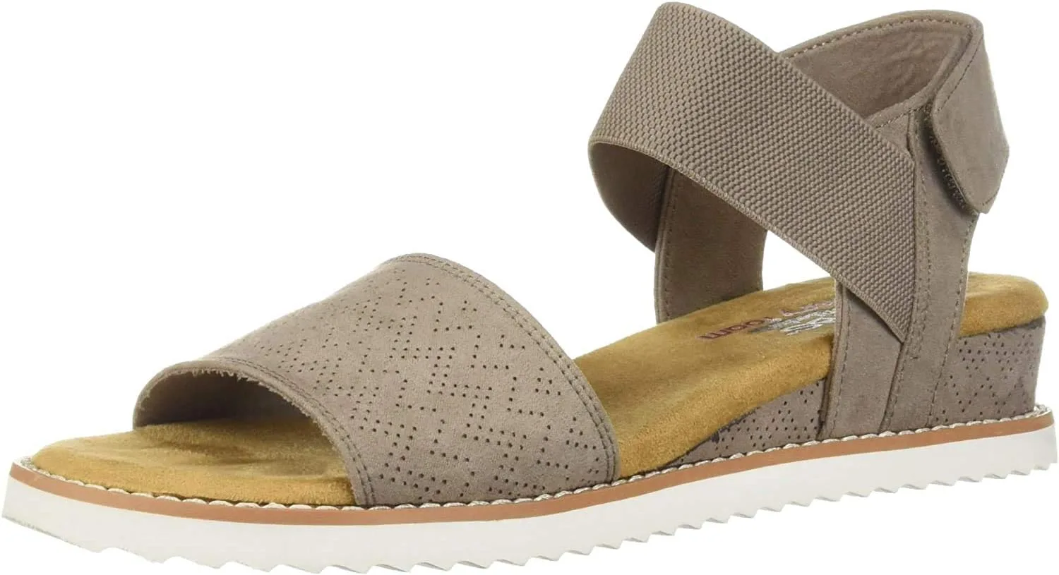 Skechers Desert Kiss - Stretch Quarter strap sandal womens Flat Sandal