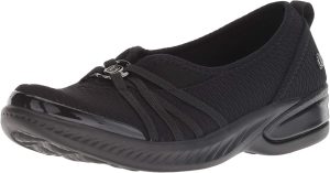 BZees Women's Niche Skimmers Ballet Flat Black 9 W, 39 EU Wide
