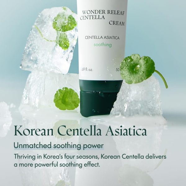 ⁦PURITO Centella Cream, Korean Centella, for All Skin Types, Soothing, Facial Cream for face, K-Beauty, Korean Skin Care, 50ml 1.7 fl.oz⁩ - الصورة ⁦3⁩