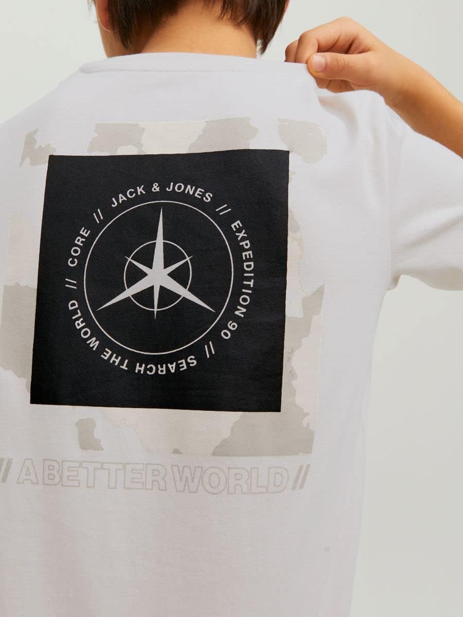 JACK & JONES Boy's Filo Short-Sleeves Crew Neck JUNIOR T-Shirt 7 JACK & JONES Boy's Filo Short-Sleeves Crew Neck JUNIOR T-Shirt - الصورة 7