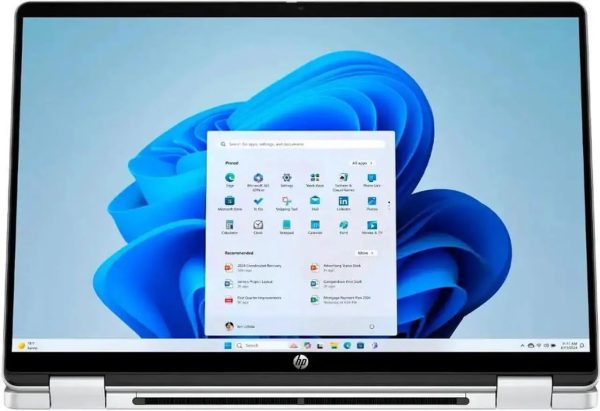 ⁦HP OmniBook 5 Flip 2-in-1 14" Full HD+ Touch-Screen Laptop | Intel Core 5 120U|Intel Graphics| Copilot | Webcam| Silver | 8GB RAM DDR5 | 512GB SSD |Windows 11 Home |Bundle with Stylus Pen⁩ - الصورة ⁦5⁩