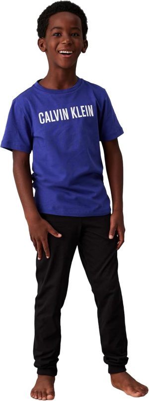 طقم بيجامة محبوك للأولاد من سي كيه جينز، مناسب لعمر 8-10 سنوات