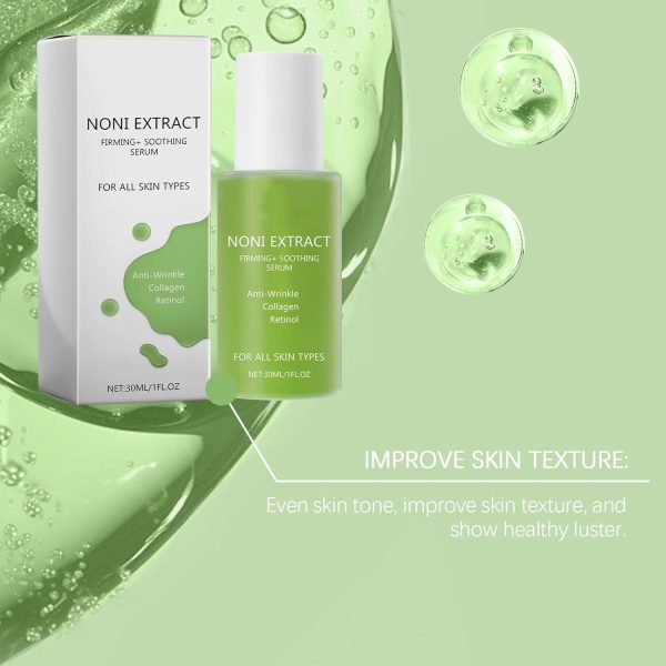 ⁦KASTWAVE Facial Hydration Serum, Noni Energy Ampoule with Noni Fruit Extract, Hydrating, Moisturizing & Soothing Serum for Wrinkles & Fine Lines, Firming Skin, Anti Aging Moisturizer for Women⁩ - الصورة ⁦3⁩