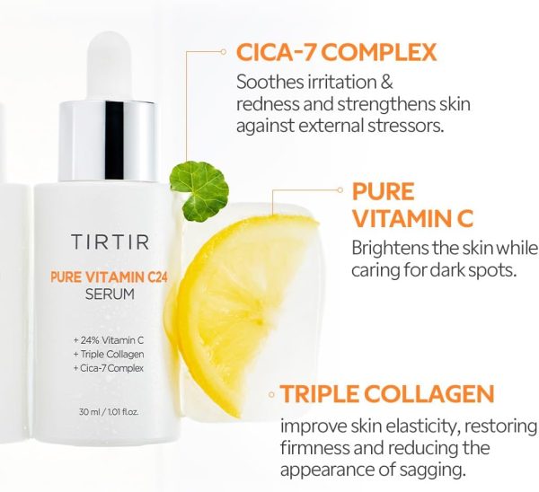 ⁦TIRTIR PURE VITAMIN C 24% SERUM 30ml⁩ - الصورة ⁦7⁩