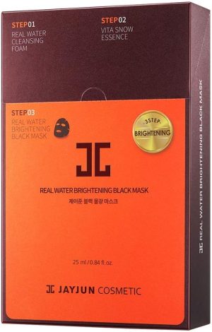 JAYJUN Real Water Brightening Black Mask 25ml (10 Masks)