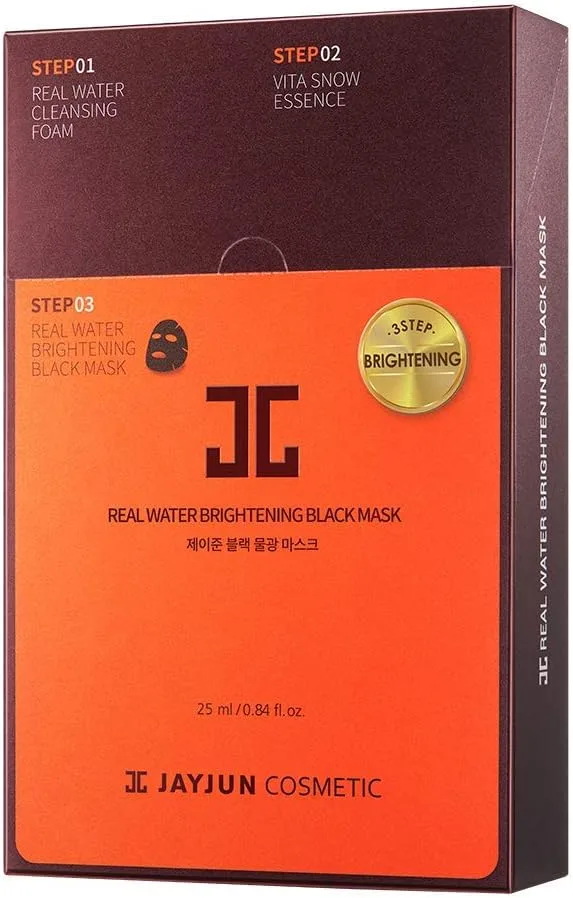 JAYJUN Real Water Brightening Black Mask 25ml (10 Masks)