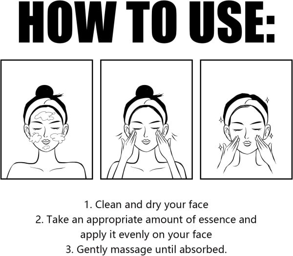 ⁦Azonee Boto Face Serum for Women, Anti-Aging Boto Stock Solution B5, 30ml Hydrating Serum for Women, Reduces Fine Lines and Wrinkles, Plumps and Hydrates Skin⁩ - الصورة ⁦7⁩
