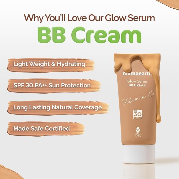 ⁦Mamaearth Glow Serum BB Cream 25g⁩ - الصورة ⁦4⁩