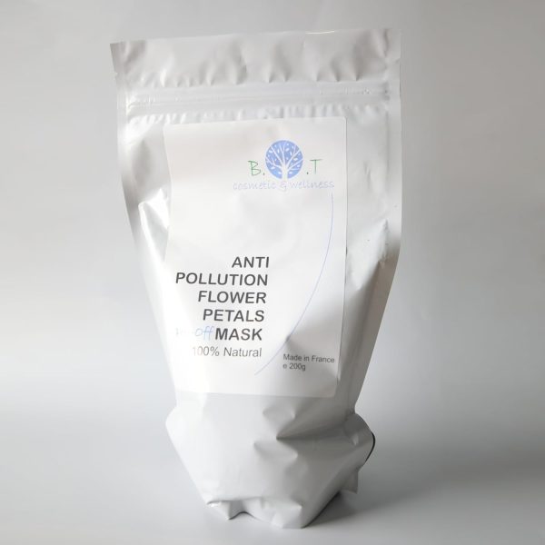 ⁦ANTI POLLUTION TRANSLUCENT ALGINATE FACIAL PEEL-OFF MASK - DETOX POWDER CLEANSING BLACKHEAD ACNE DEEP PORE CLEANSING AIR POLLUTION IMPURITIES TOXINS 10 TREATMENTS 200g/0.44lbs/7.05oz (FLOWER PETALS)⁩ - الصورة ⁦9⁩