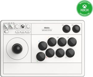 8BitDo Arcade Stick For Xbox & PC (Windows 10) - White