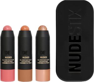 Nudestix Roses N' Honey Nudes LipStick 3 Piece Set - Bohemian Rose, Bondi Bae, Hey Honey