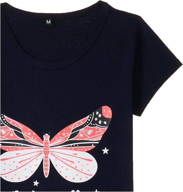 ⁦T2F girls Girls Tshirt T-Shirt (pack of 5)⁩ - الصورة ⁦4⁩