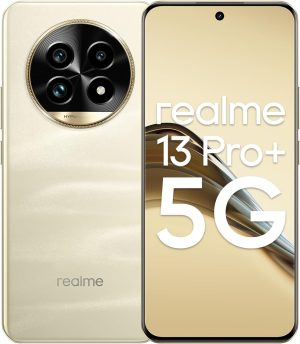 realme 13 Pro+ Dual-SIM 256GB ROM + 8GB RAM (GSM Only | No CDMA) Factory Unlocked 5G Smartphone (Monet Gold) - International Version