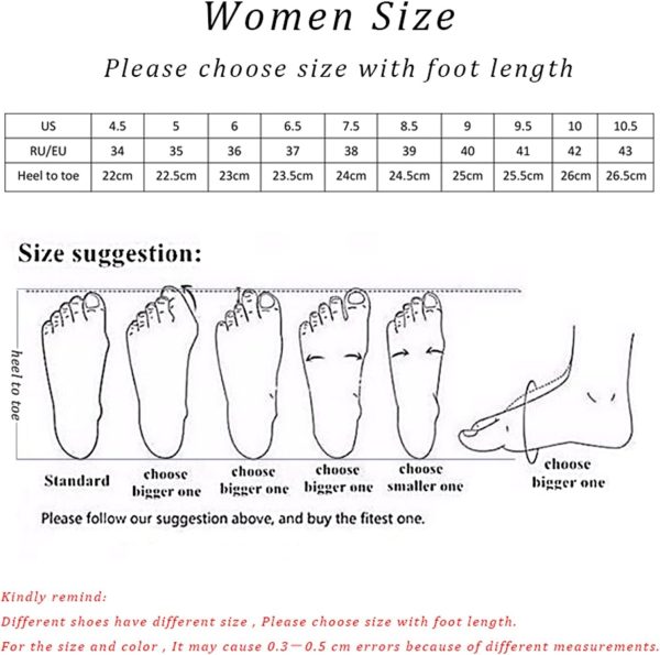 ⁦Rmbaby Running Shoes Women's Shoes High Heels Ladies Women's Sports Shoes Thick Soled Shoes Breathable Height Increasing Shoes (Color : Black, Shoe Size : 7.5)⁩ - الصورة ⁦2⁩