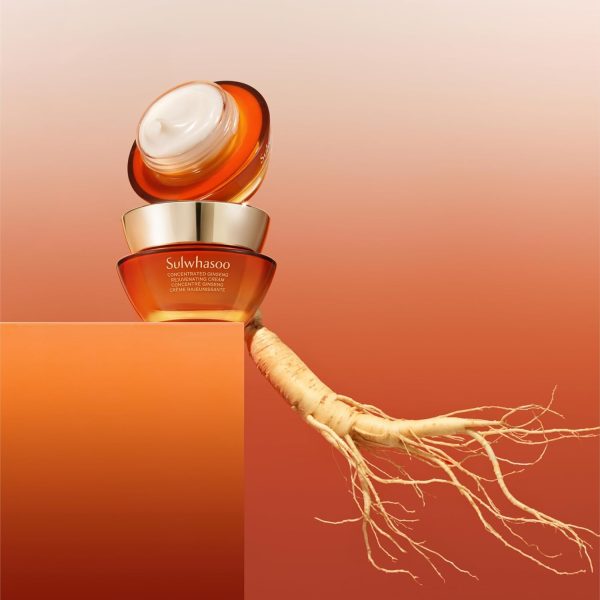 ⁦Sulwhasoo Concentrated Ginseng Renewing Cream - Korean Anti-Aging Skincare, Improves the Look of Wrinkles and Firmness, Ginseng, Peptides, and Squalane, Firming Cream - 1.01 fl. oz.⁩ - الصورة ⁦6⁩