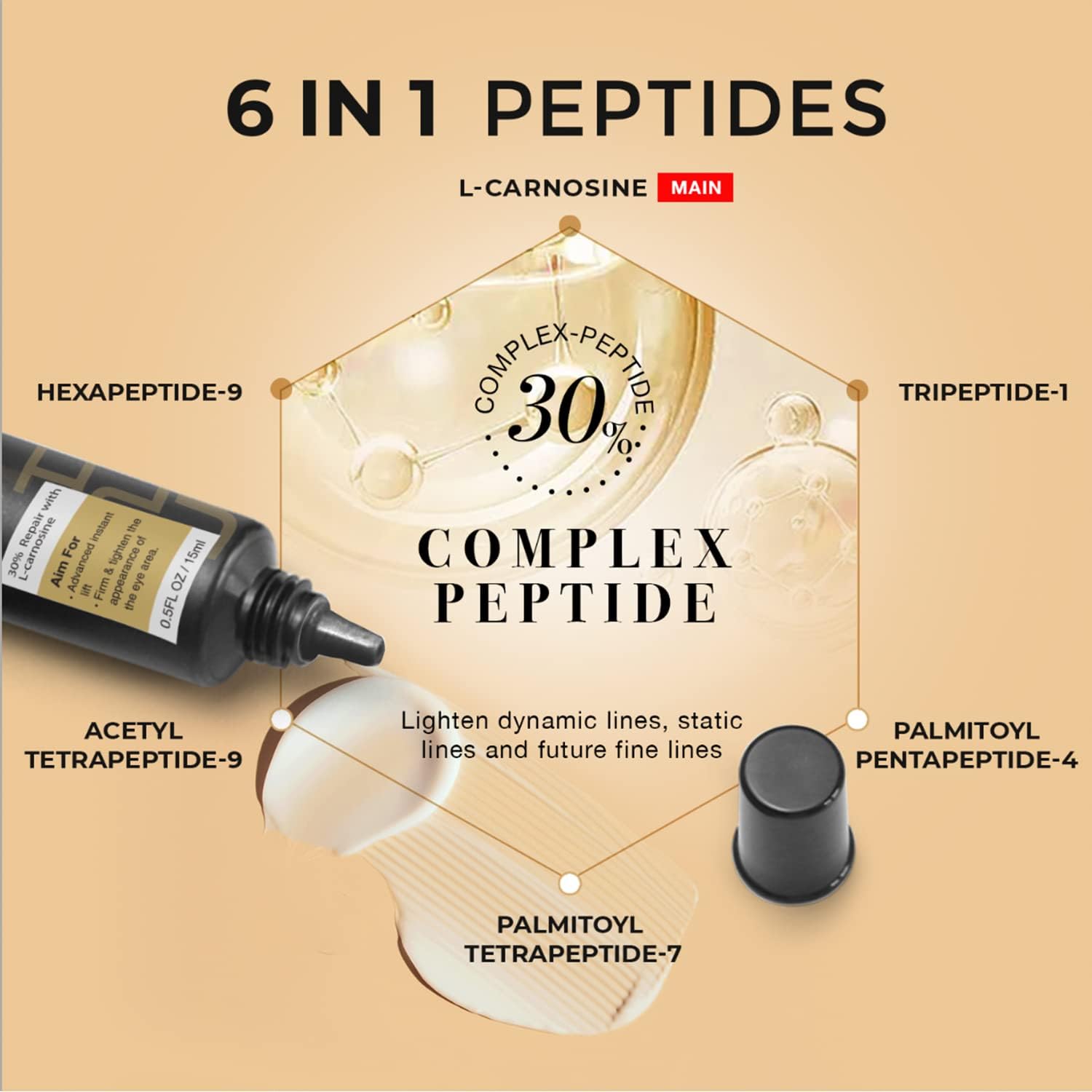 LPH LAB Temporary Eye Tightener Eye Cream, Instant Reduces Under-Eye Bags, Dark Circles&Puffiness, Anti Aging Fine Lines, Firm That Delicate Skin Under Your Eyes 0.5 oz 4 LPH LAB Temporary Eye Tightener Eye Cream, Instant Reduces Under-Eye Bags, Dark Circles&Puffiness, Anti Aging Fine Lines, Firm That Delicate Skin Under Your Eyes 0.5 oz - الصورة 4