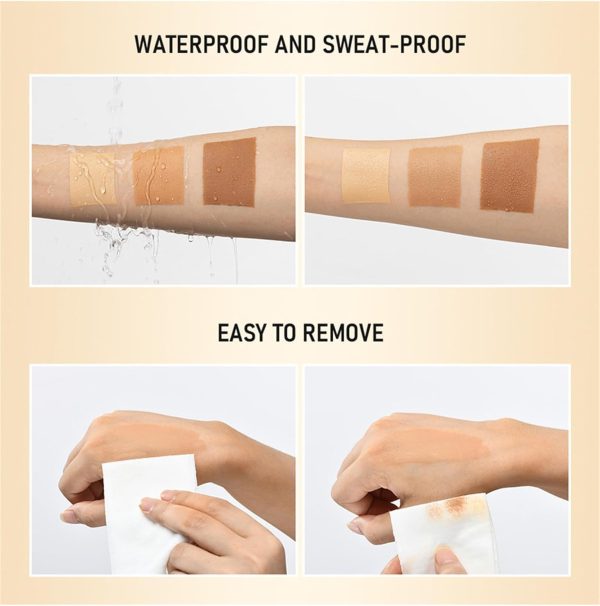 ⁦Leg Makeup Waterproof No Transfer, Leg Vein Cover Up Makeup for Varicose Veins, Body Scar for Cover Up⁩ - الصورة ⁦4⁩