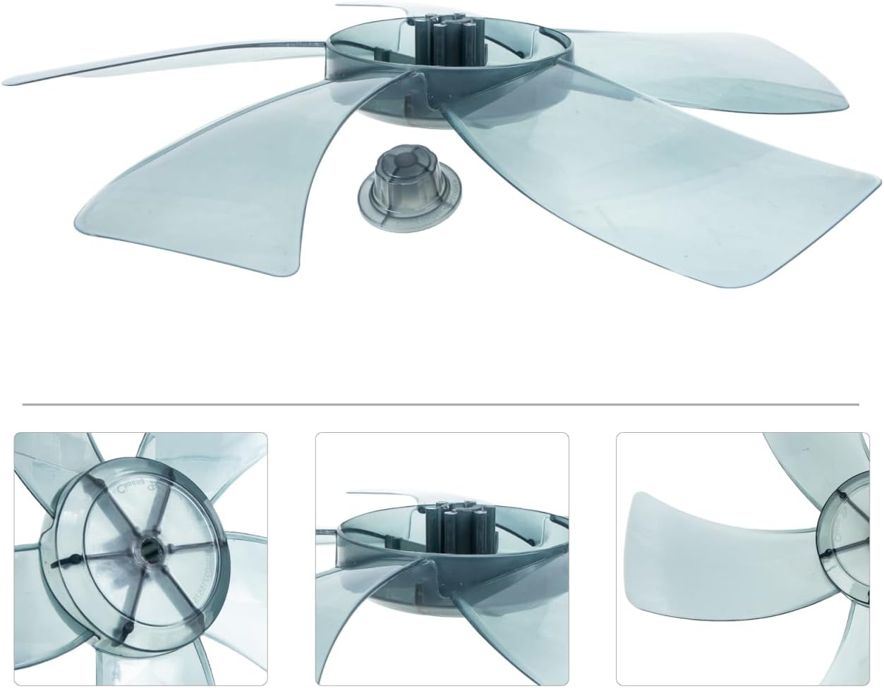 Hemobllo Universal Thickened Electric Fan 5 Blade Fan Blade, Vertical Fan Blade Replacement, 300MM 5 Hemobllo Universal Thickened Electric Fan 5 Blade Fan Blade, Vertical Fan Blade Replacement, 300MM - الصورة 5