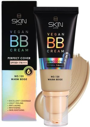 #125 Warm Beige Skin Load Vegan BB Cream Perfect Cover SPF50+ PA+++ - 55 ml