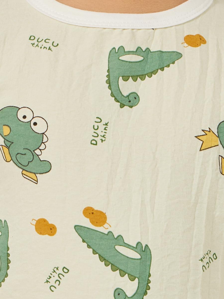 طقم بيجامة للاولاد مطبوع عليه رسومات ورقبة دائرية وشورت من ستايلي 4 طقم بيجامة للاولاد مطبوع عليه رسومات ورقبة دائرية وشورت من ستايلي - الصورة 4