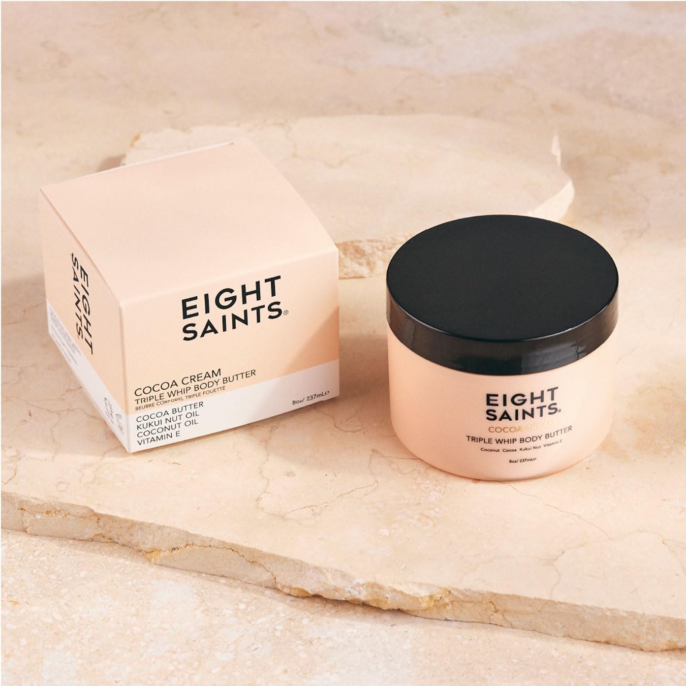 Eight Saints Coco Cocoa Creme Body Butter, Natural and Organic Body Cream With Shea Butter, Coconut Oil, and Cocoa, Intense Hydration and Nourishing Moisturizer, 4 Ounces 3 Eight Saints Coco Cocoa Creme Body Butter, Natural and Organic Body Cream With Shea Butter, Coconut Oil, and Cocoa, Intense Hydration and Nourishing Moisturizer, 4 Ounces - الصورة 3