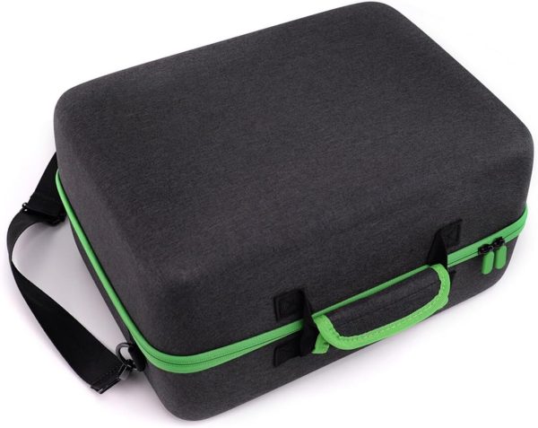 ⁦Console Carrying Case for Box Series X S, Protective Hard Shell Travel Bag for Series X for Series S Consoles Controllers, Games, Cables, Portable Hard Disk, Accessories⁩ - الصورة ⁦8⁩