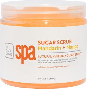 BCL SPA Sugar Scrub Mandarin + Mango, 16 oz