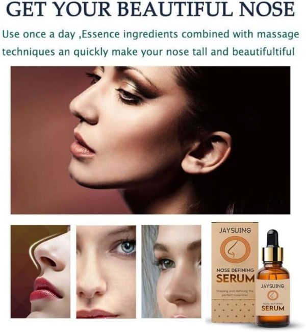 ⁦Azonee Nose Defining Serum, Sci-Effect Nose Lift Shaping Oil, Nasal Bone Remodeling Serum, Contouring Nose Lift Up Shaping Essence Oil (1 Pcs)⁩ - الصورة ⁦8⁩