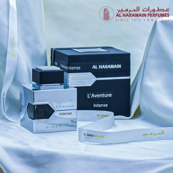 ⁦AL HARAMAIN L'AVENTURE INTENSE UNISEX PERFUME 100ML, 3.33OZ⁩ - الصورة ⁦5⁩