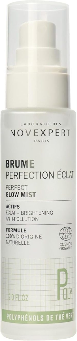 Novexpert Perfect Glow Mist - Adds Radiance to Complexion - Hypoallergenic - Suitable for all Skin Types - Made with Natural Ingredients - 2 oz