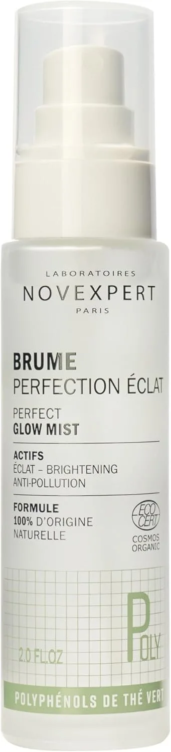 Novexpert Perfect Glow Mist - Adds Radiance to Complexion - Hypoallergenic - Suitable for all Skin Types - Made with Natural Ingredients - 2 oz