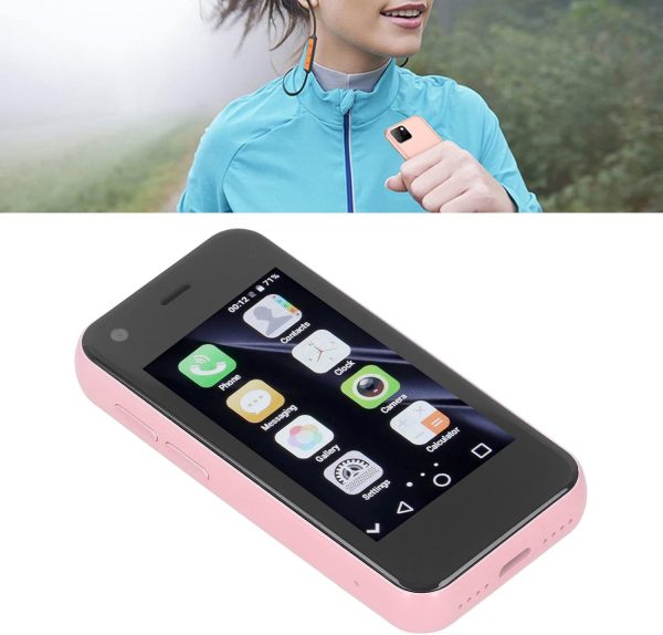 ⁦ACTEA Office and Home Small Cell Phone 2.5 Inch Screen Mini Smartphone for Communication(Green)⁩ - الصورة ⁦2⁩