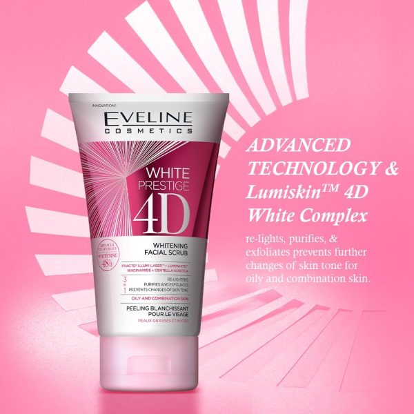 ⁦Eveline White Prestige 4D Whitening Facial Surub, 150Ml⁩ - الصورة ⁦3⁩