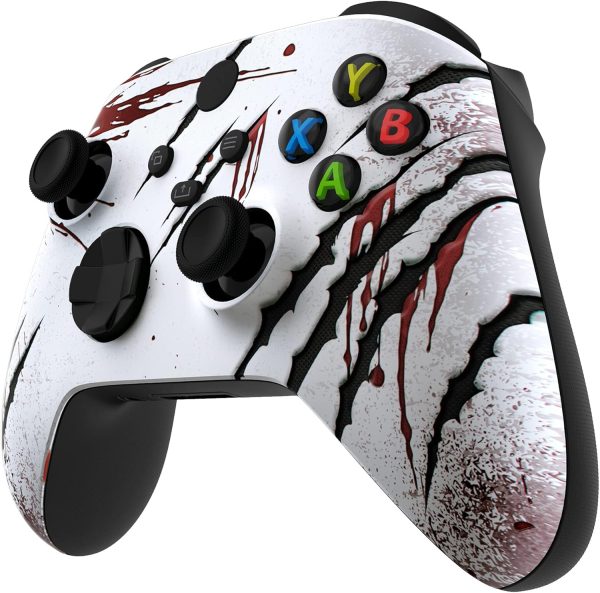 ⁦eXtremeRate Custom Shell for Xbox Series X & S Controller - Revitalize Your Controller - Wild Attack Replacement Cover Front Housing Cover for Xbox Core Controller Wireless [Control NOT Included]⁩ - الصورة ⁦4⁩
