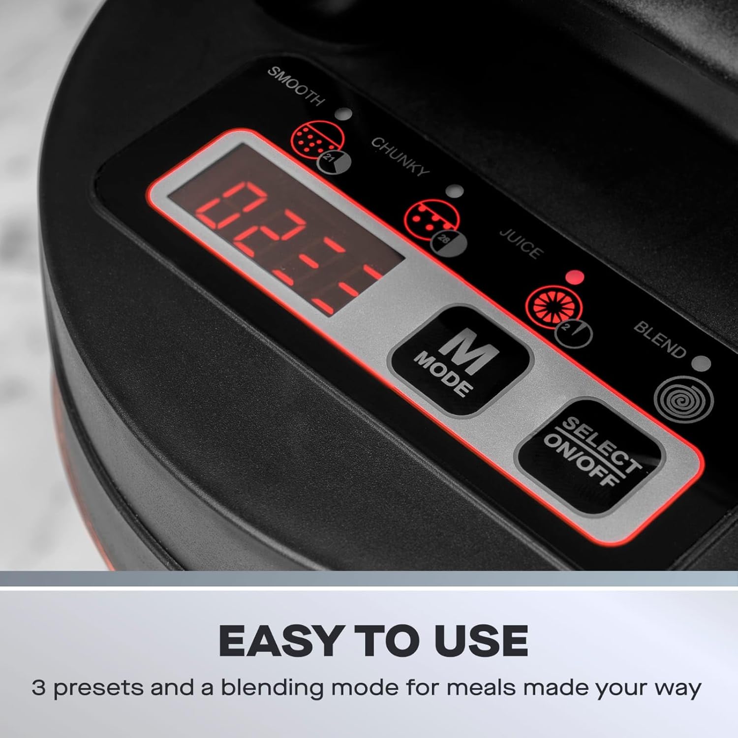 Daewoo SDA1714 Maker | Usage-1000W | 1.6L Capacity | Ideal for Smooth & Chunky Soup | Led Indicator Lights | Overfill and Overspill Sensors, Stainless Steel, 1000 W, 1.6 liters, Silver 7 Daewoo SDA1714 Maker | Usage-1000W | 1.6L Capacity | Ideal for Smooth & Chunky Soup | Led Indicator Lights | Overfill and Overspill Sensors, Stainless Steel, 1000 W, 1.6 liters, Silver - الصورة 7