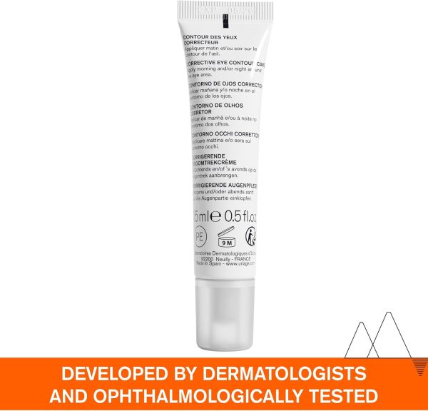 ⁦Uriage Dépiderm Corrective Eye Contour 15ml - Anti-Puffiness & Dark Circles - Moisturizing & Protective Eye Corrector - Dermatologically Tested⁩ - الصورة ⁦2⁩