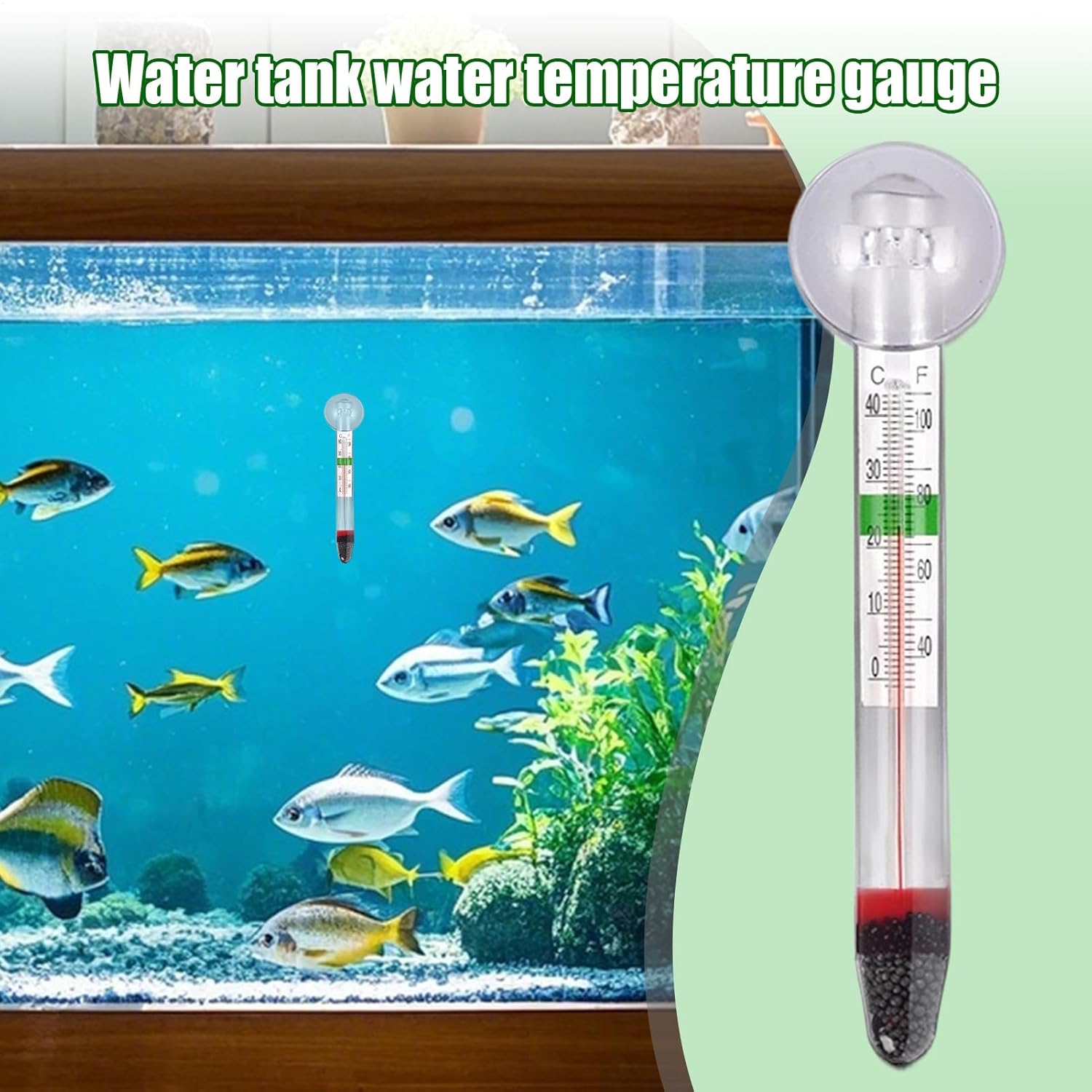 Water Thermometers - Fish Tank Digital Thermometers - High-Precision Wireless Monitor Tester Clear Display for Freshwater Saltwater Reptile House Indoor Outdoor Home 6 Water Thermometers - Fish Tank Digital Thermometers - High-Precision Wireless Monitor Tester Clear Display for Freshwater Saltwater Reptile House Indoor Outdoor Home - الصورة 6