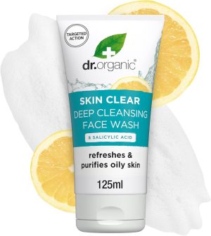 Dr Organic SkinClear Deep Pore Cleansing Face Wash 125ml